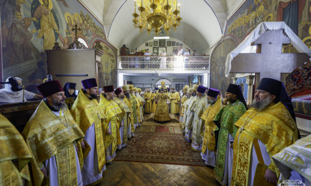 Єпископ Антоній звершив Літургію в престольне свято Свято-Іллінського храму м. Корсунь-Шевченківський