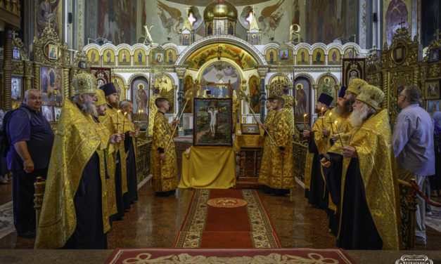 Всенічне бдіння напередодні свята на честь св. мч. Даниїла Мліївського в кафедральному соборі м.Черкаси