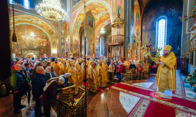 Митрополит Феодосий возглавил Литургию в праздник Собора Черкасских святых (+ВИДЕО)