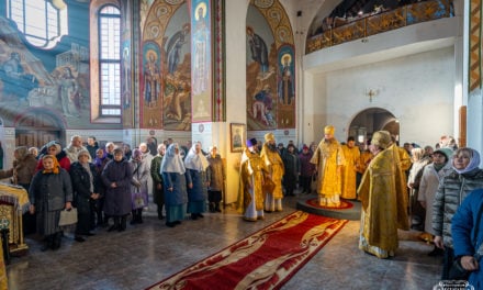 Митрополит Феодосій звершив Літургію в Неділю 21-шу після П’ятидесятниці на архієрейському подвір’ї на честь Різдва Христового в м. Черкаси (+ВІДЕО)