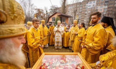 У Черкасах зустріли мощі свт. Спиридона Триміфунтського в престольний день пам’яті святого (+ВІДЕО)