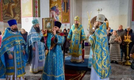 Єпископ Антоній звершив Літургію у свято Стрітення Господнього на Христо-Різдвяному Архієрейському подвір’ї м. Черкаси