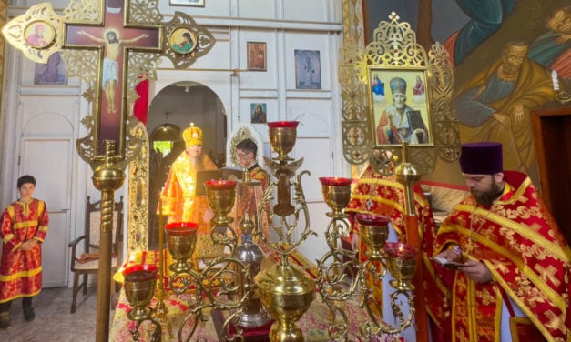 Єпископ Антоній звершив Літургію в Неділю святих жон-мироносиць на Христо-Різдвяному Архієрейському подвір’ї м. Черкаси